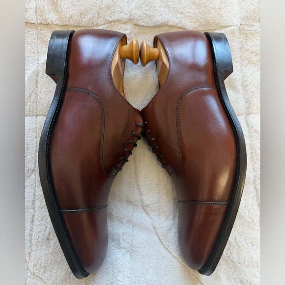 NEW! $1,250 Church’s Burnished Antiqued Brown Cap-toe Oxford Dress Shoes 11.5 main image 7